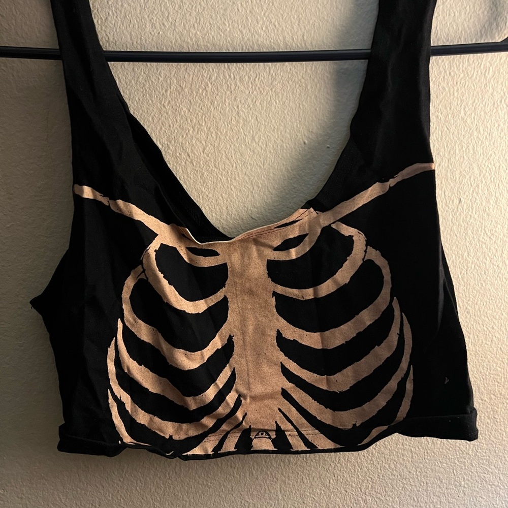 Black crop top from Urban Outfitters